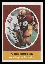 1972 Sunoco Stamps      613     Ron McDole